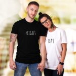 ست تی شرت مردانه و زنانه Night-Day